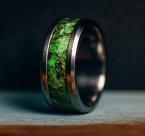 Crafted with Green Quartz and Tourmaline